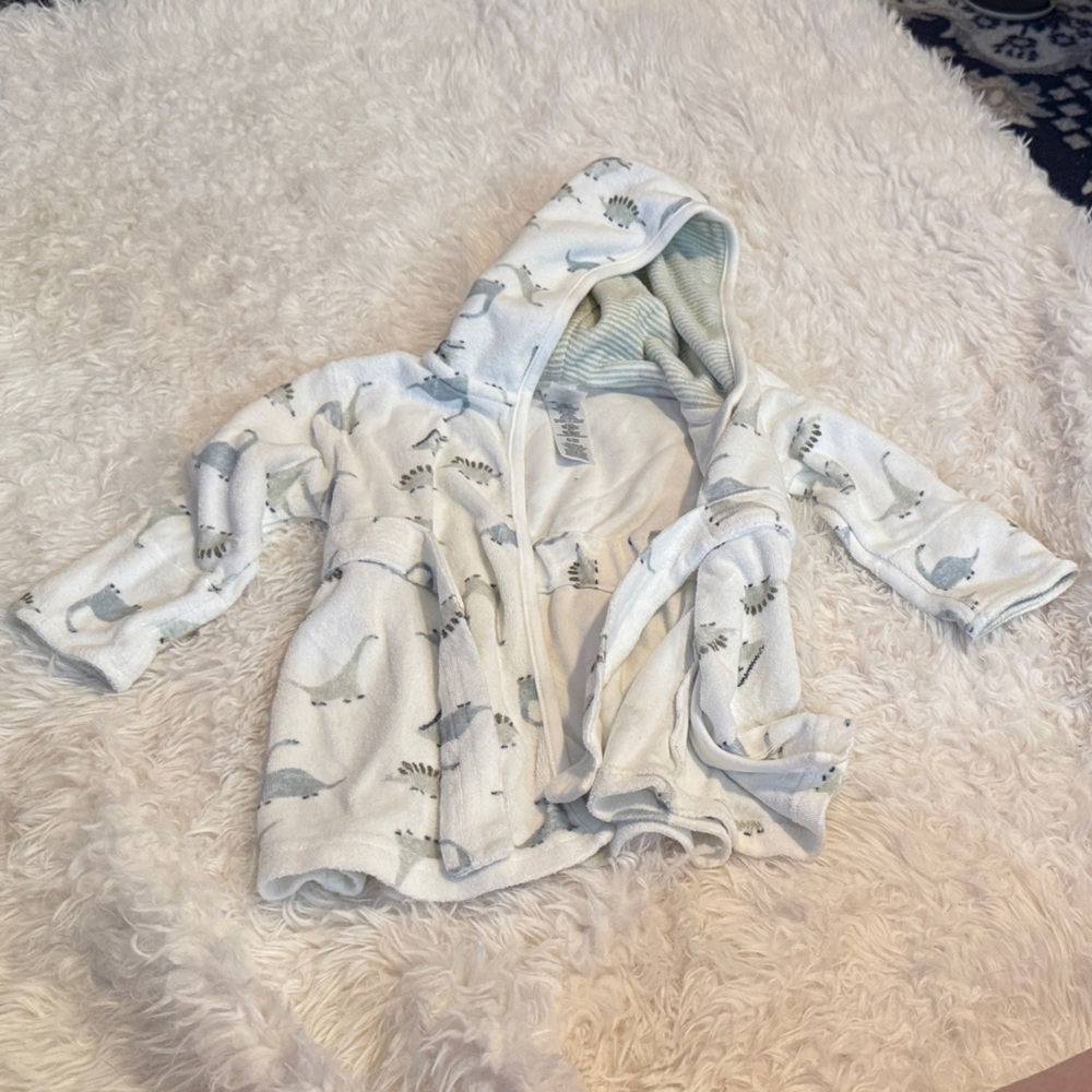 Carter’s Just One You Hooded Baby Robe with Animal‎ Print 0-9 Months